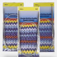 Набор Спицы круговые 100 см. на мет.леске - 01 ((3.0/4.0/5.0))